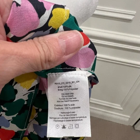 RIXO Lucy dress in silk size small - Picture 4 of 6